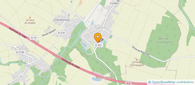 localisation de l'entreprise SCI PEAUIT-GUINANT  VALRAVILLON