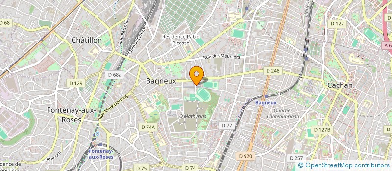 localisation de l'entreprise SCI PEAUTIFUL à BAGNEUX
