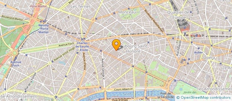 localisation de l'entreprise SCI PEBIMMO ORION  PARIS