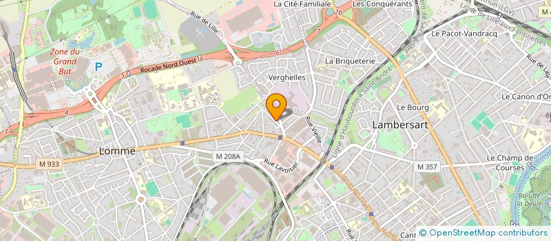 localisation de l'entreprise SCI PEBS à LILLE