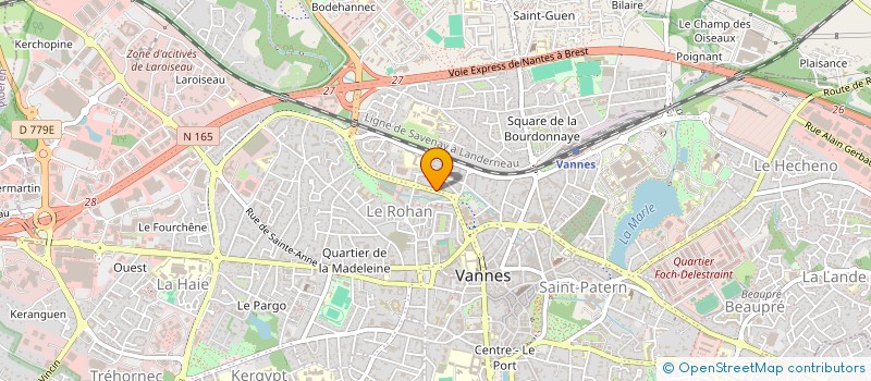 localisation de l'entreprise SCI PECADO à VANNES