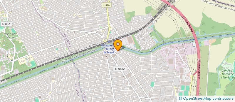 localisation de l'entreprise SCI PECCHIA  VILLEPARISIS