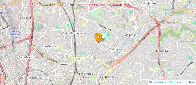 localisation de l'entreprise SCI PECCHINI 27 à MARSEILLE