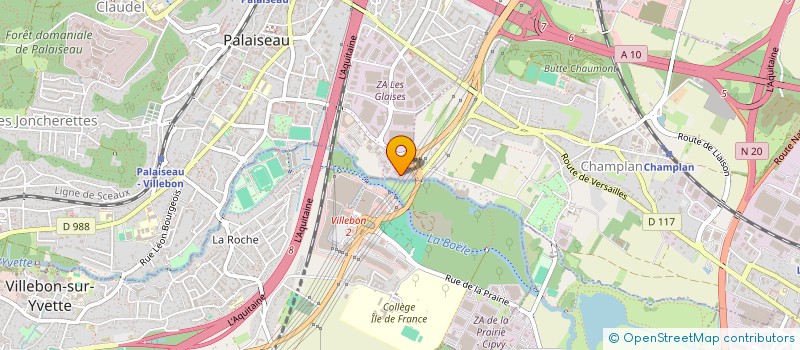 localisation de l'entreprise SCI PECH à PALAISEAU
