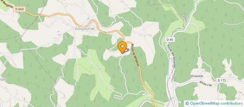 localisation de l'entreprise SCI PECH DE LA TOUR  GOUJOUNAC