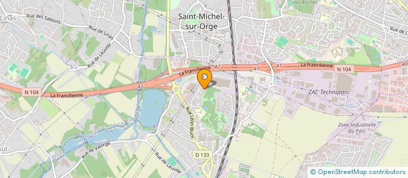 localisation de l'entreprise SCI PECH DE LARTEL à BRETIGNY-SUR-ORGE