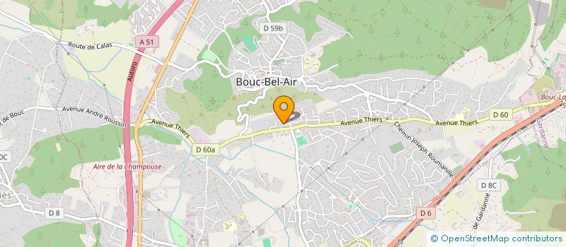 localisation de l'entreprise SCI PECH DE LATOUR à BOUC-BEL-AIR