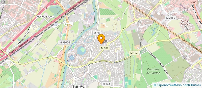 localisation de l'entreprise SCI PECH DE NEIGE à LATTES