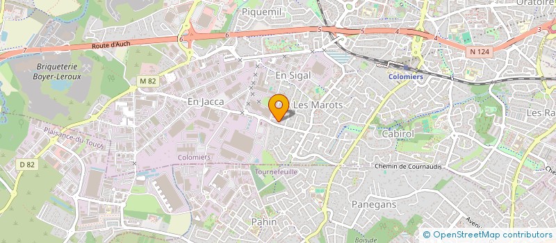 localisation de l'entreprise SCI PECH LAUMET à COLOMIERS
