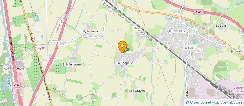 localisation de l'entreprise SCI PECH ROUGE  QUINCIEUX