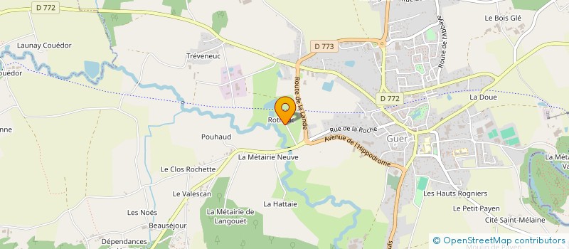 localisation de l'entreprise SCI PECHARD  GUER