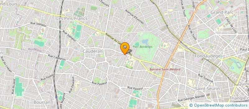 localisation de l'entreprise SCI PECHARMANT  BORDEAUX