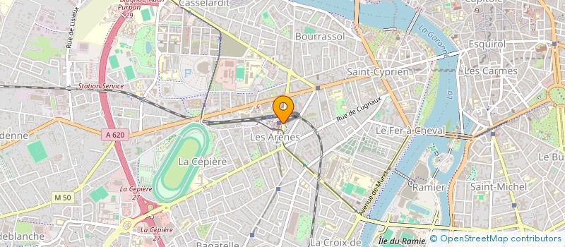 localisation de l'entreprise SCI PECHBONNIEU CHEMIN DE LA SERRE à TOULOUSE