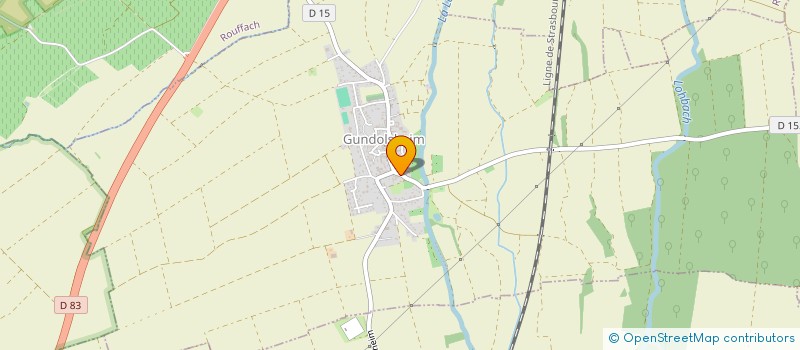 localisation de l'entreprise SCI PECHE ABRICOT  STRASBOURG