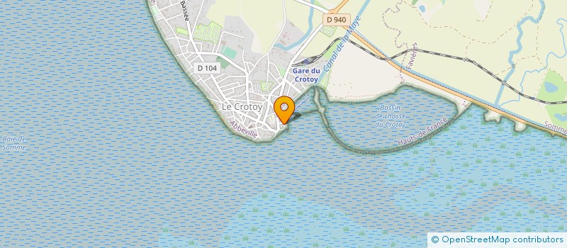 localisation de l'entreprise SCI PECHE CULTURES MARINESBAI à LE CROTOY