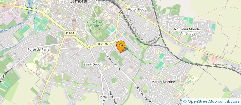 localisation de l'entreprise SCI PECHE LECK à CAMBRAI