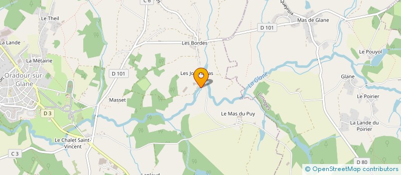 localisation de l'entreprise SCI PECHER à ORADOUR-SUR-GLANE