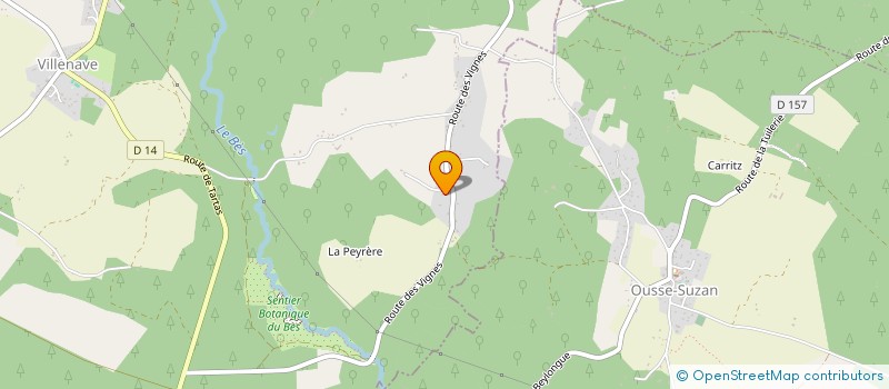 localisation de l'entreprise SCI PECHOUNE  MORCENX-LA-NOUVELLE