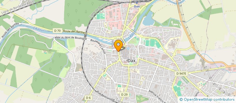 localisation de l'entreprise SCI PECONDAL  SAINT-PAUL-LES-DAX