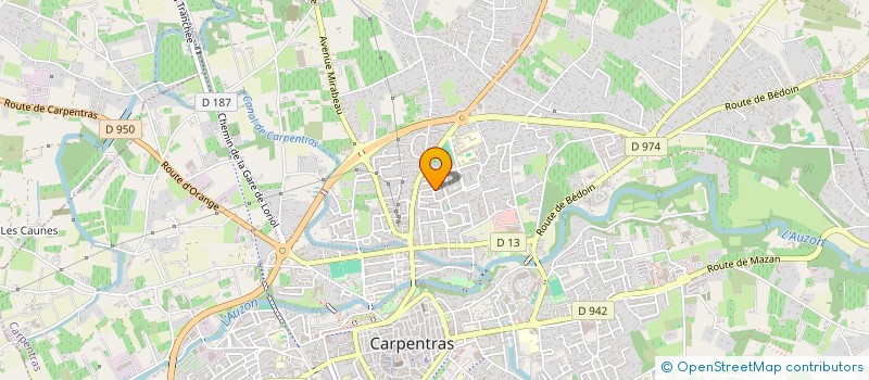 localisation de l'entreprise SCI PECOUL à CARPENTRAS