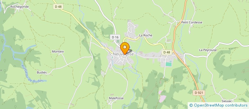 localisation de l'entreprise SCI PECOUL RAYNAL à NEUVEGLISE-SUR-TRUYERE