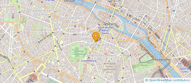 localisation de l'entreprise SCI PECOULAS  PARIS