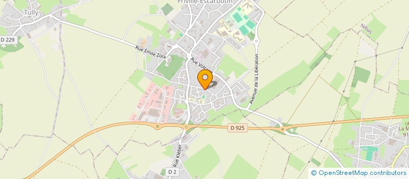 localisation de l'entreprise SCI PECQUERY  FRIVILLE-ESCARBOTIN