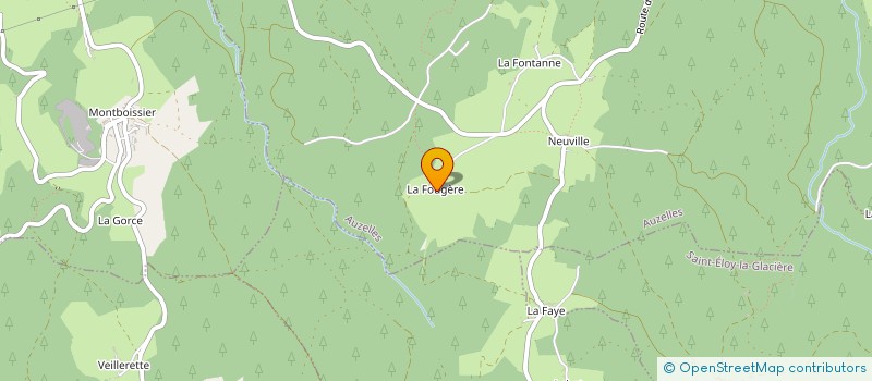 localisation de l'entreprise SCI PECQUEU-FOREZ  TOURS-SUR-MEYMONT