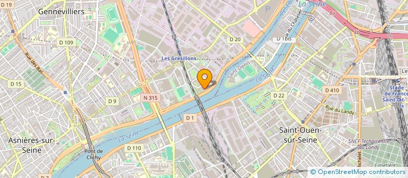 localisation de l'entreprise SCI PECQUEUR à ASNIERES-SUR-SEINE