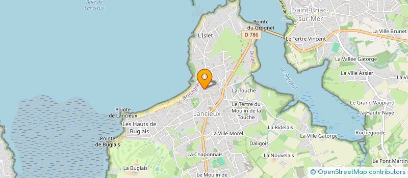 localisation de l'entreprise SCI PECQUEUR GUERN  LANCIEUX