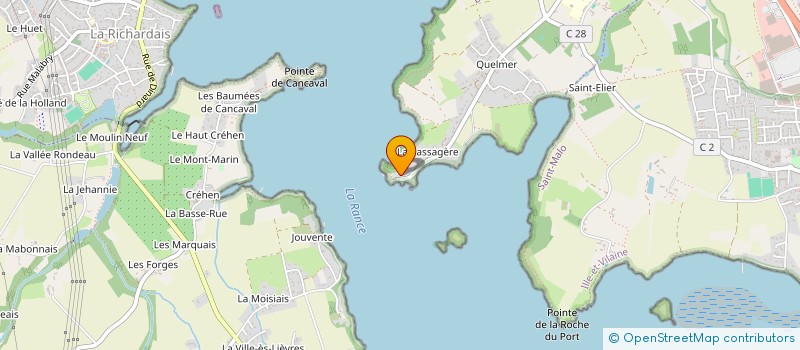 localisation de l'entreprise SCI PECTEN  SAINT-MALO