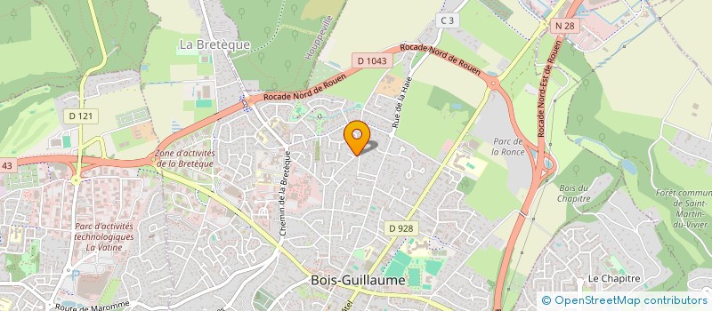 localisation de l'entreprise SCI PECUNIA à BOIS GUILLAUME