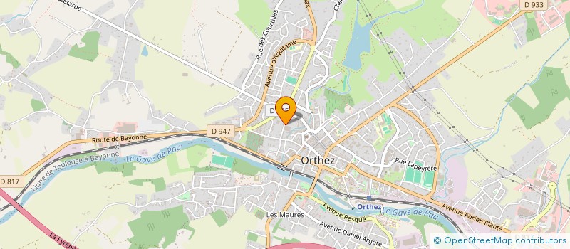 localisation de l'entreprise SCI PEDEDAUT  ORTHEZ