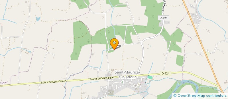 localisation de l'entreprise SCI PEDELOR  SAINT-MAURICE-SUR-ADOUR