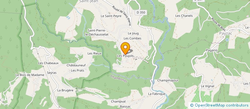 localisation de l'entreprise SCI PEDEUX  SAINT-PIERRE-SAINT-JEAN