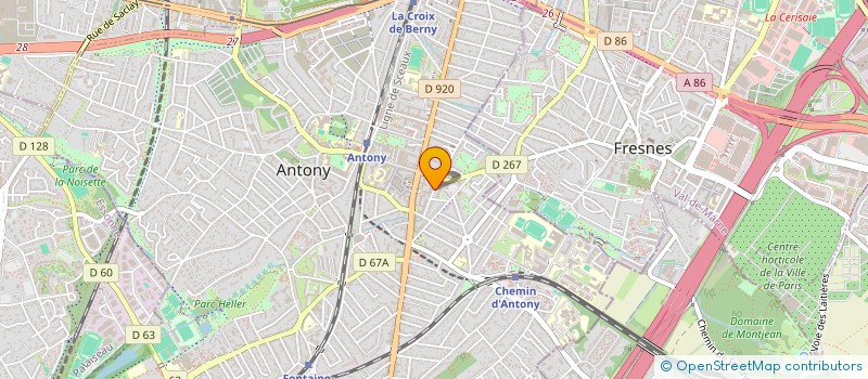 localisation de l'entreprise SCI PEDIAMED ANTONY à ANTONY