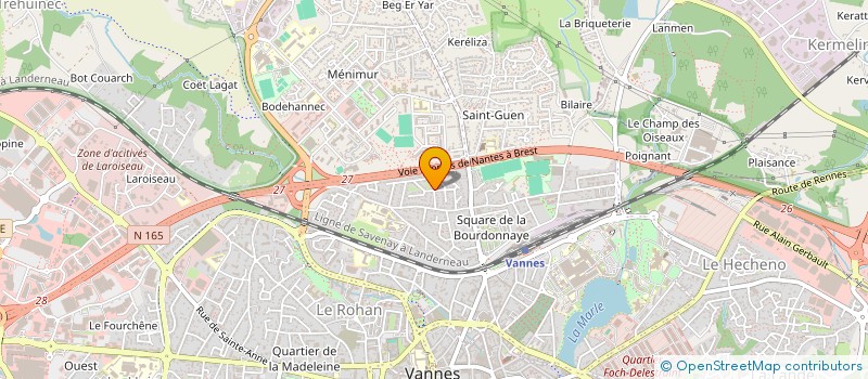 localisation de l'entreprise SCI PEDRAFORCA à VANNES