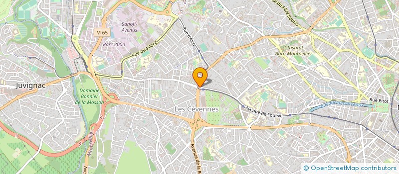 localisation de l'entreprise SCI PEDRO à MONTPELLIER