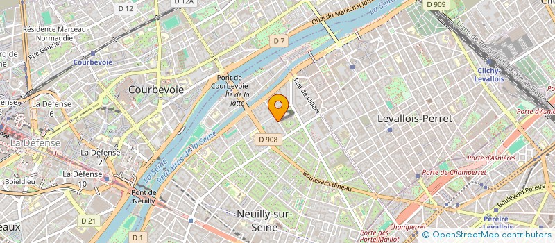 localisation de l'entreprise SCI PEDROCOMBE à NEUILLY-SUR-SEINE