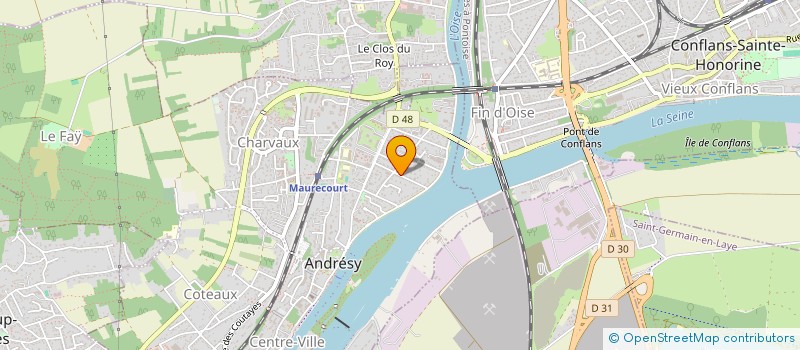 localisation de l'entreprise SCI PEDRONO DALBINOE  ANDRESY