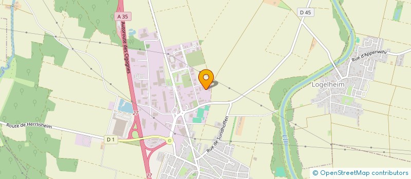 localisation de l'entreprise SCI PEDROSA  SAINTE-CROIX-EN-PLAINE