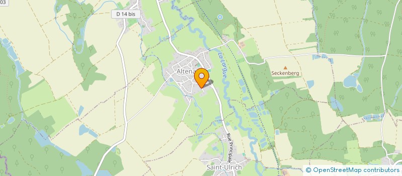 localisation de l'entreprise SCI PEDUZZI ALBAN  ALTENACH