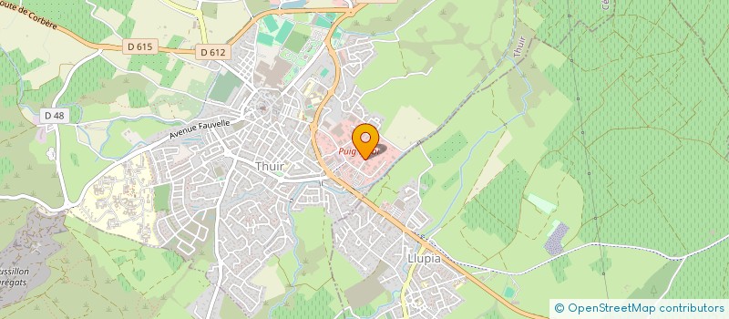 localisation de l'entreprise SCI PEF  THUIR