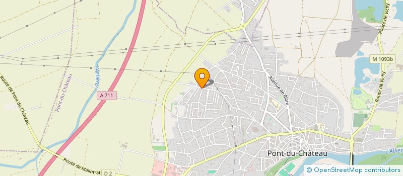 localisation de l'entreprise SCI PEF  PONT-DU-CHATEAU