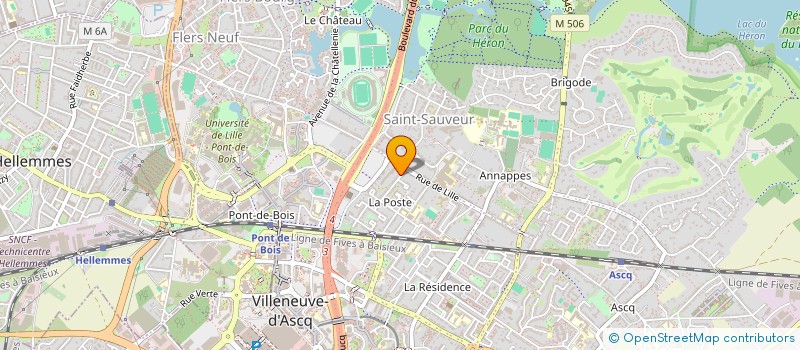 localisation de l'entreprise SCI PEF V2 à VILLENEUVE-D'ASCQ