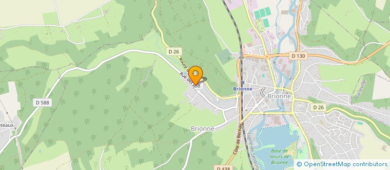 localisation de l'entreprise SCI PEFO  BRIONNE