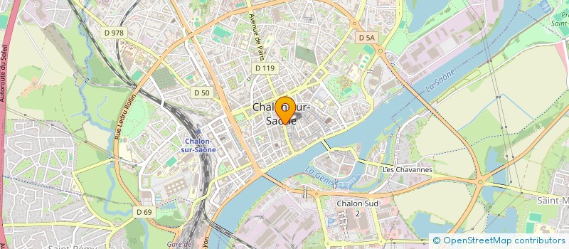 localisation de l'entreprise SCI PEGA à CHALON-SUR-SAONE