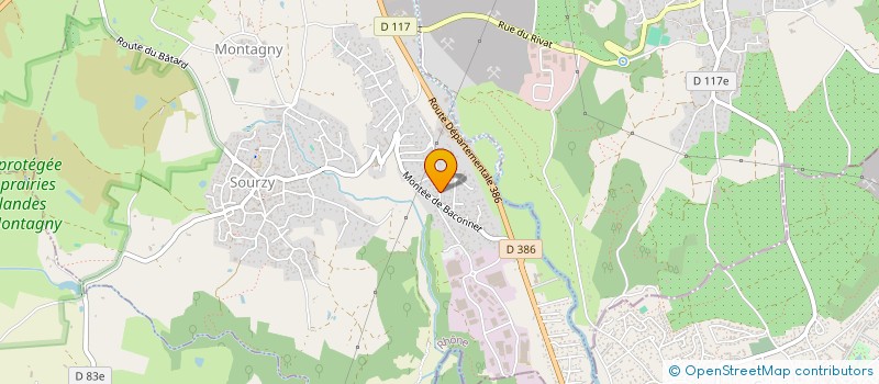 localisation de l'entreprise SCI PEGAL  MONTAGNY