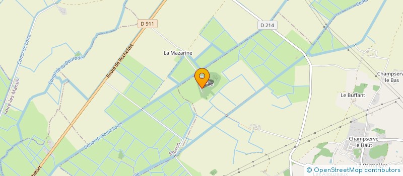 localisation de l'entreprise SCI PEGAS  MURON