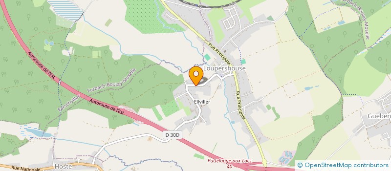 localisation de l'entreprise SCI PEGAS  LOUPERSHOUSE